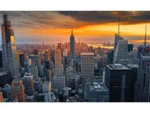 پوستر دیواری طرح غروب نیویورک 3 پوستر دیواری طرح غروب نیویورک