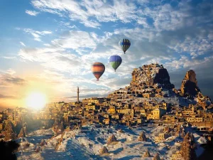 پوستر دیواری طرح بالن های ترکیه 3 پوستر دیواری طرح بالن های ترکیه