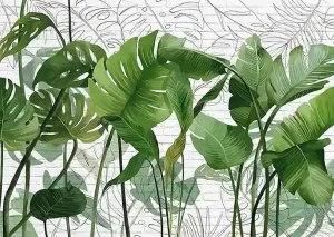 پوستر دیواری طرح برگ برای کلینیک روانشناسی 3 پوستر دیواری طرح برگ برای کلینیک روانشناسی