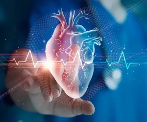 پوستر دیواری طرح نوار قلب برای مطب
