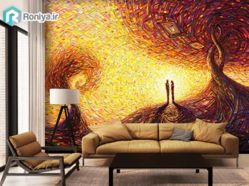 تابلو چاپی روی بوم