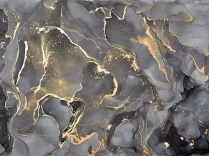 پوستر دیواری طرح سنگ مرمر طلایی