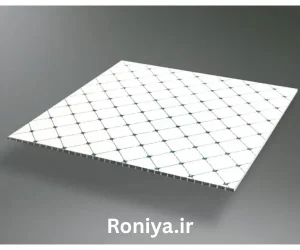 تایل سقفی PVC طرح لوزی بزرگ ۶۰ در ۶۰ سانتی متر