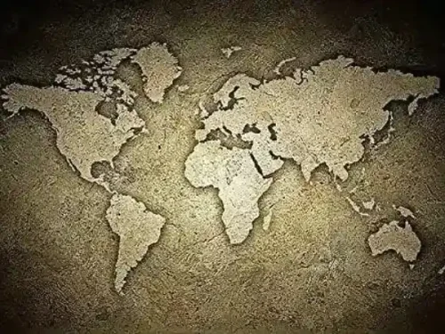 پوستر دیواری طرح  نقشه جهان - Image 2