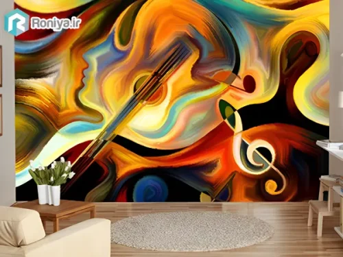 تابلو چاپی روی بوم