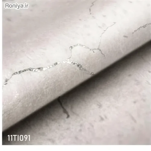 کاغذ دیواری بافت دار ساده طرح رگه های شاینی کد 11TI083 - Image 6