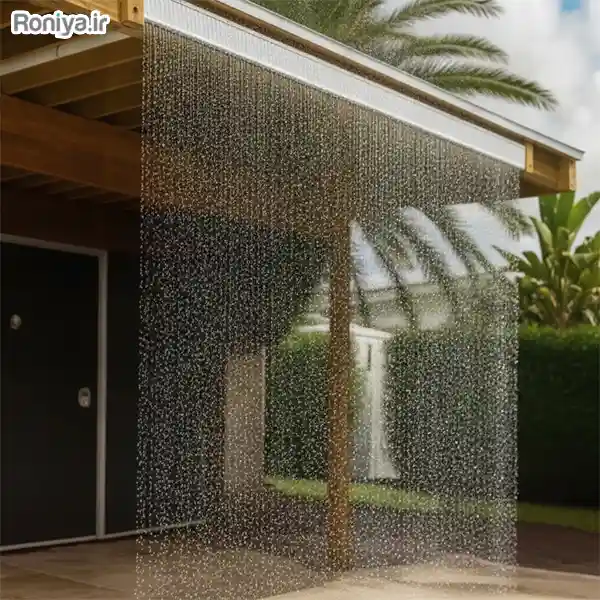 نازل آبنمای بارانی استخر در ابعاد و ردیف مختلف