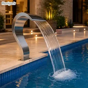 آبنما کرتین دکوراتیو استخر طرح کبری - در اندازه های مختلف 3 آبنما کرتین استخر طرح کبری