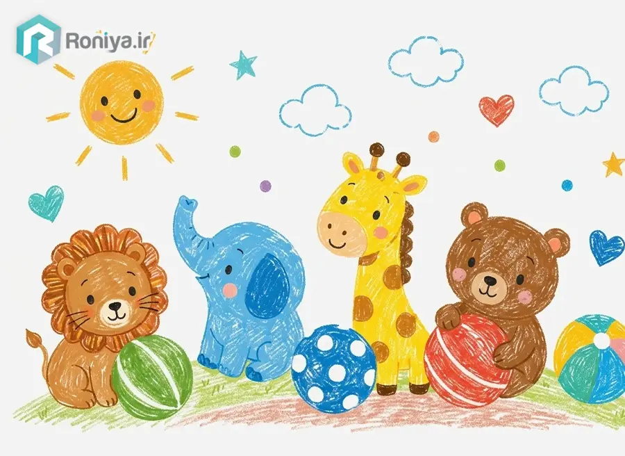 اجرای پوستر دیواری کارتونی برای اتاق کودک